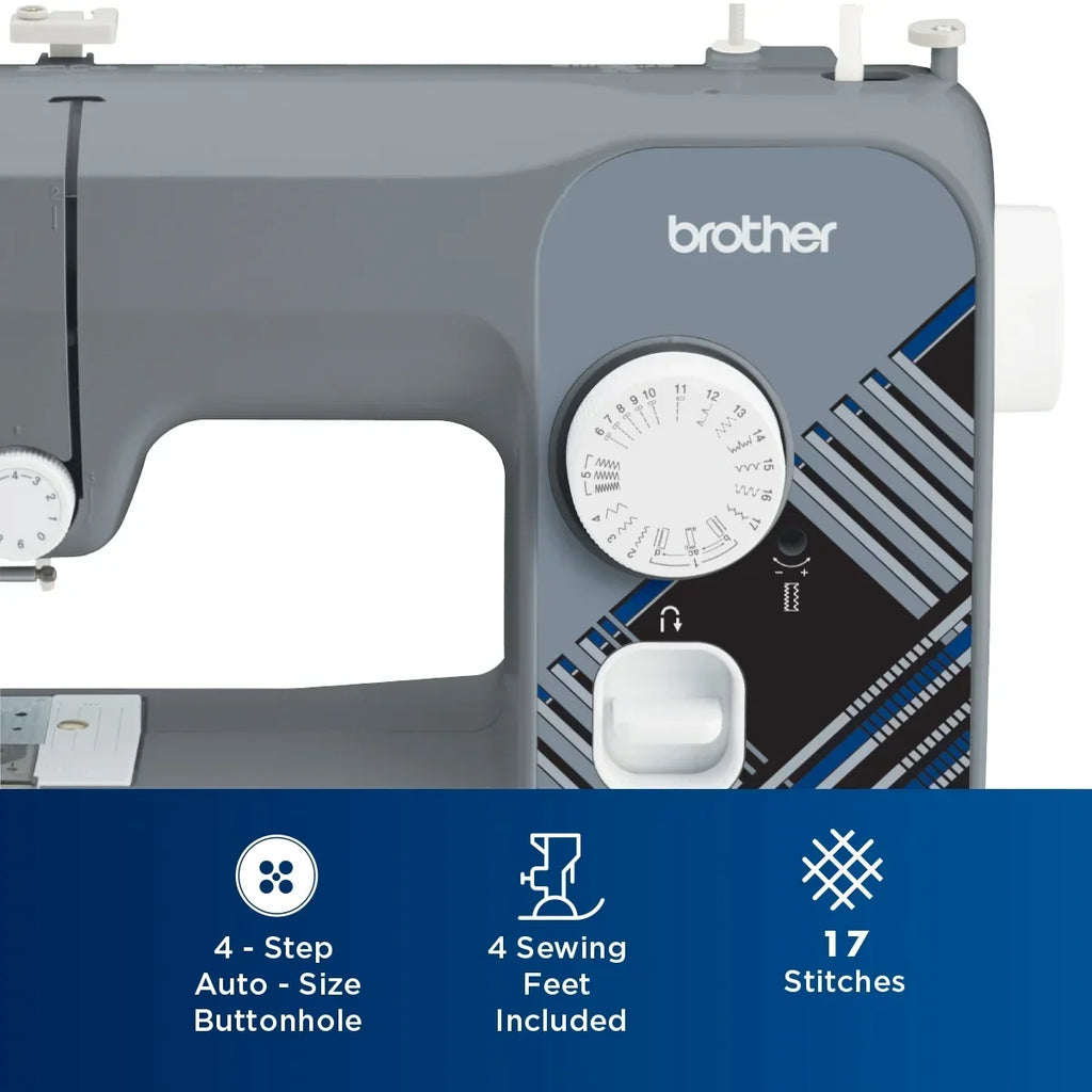 Nouveauté 2026 – Machine à coudre Brother LX3817 pour débutants, 17 points