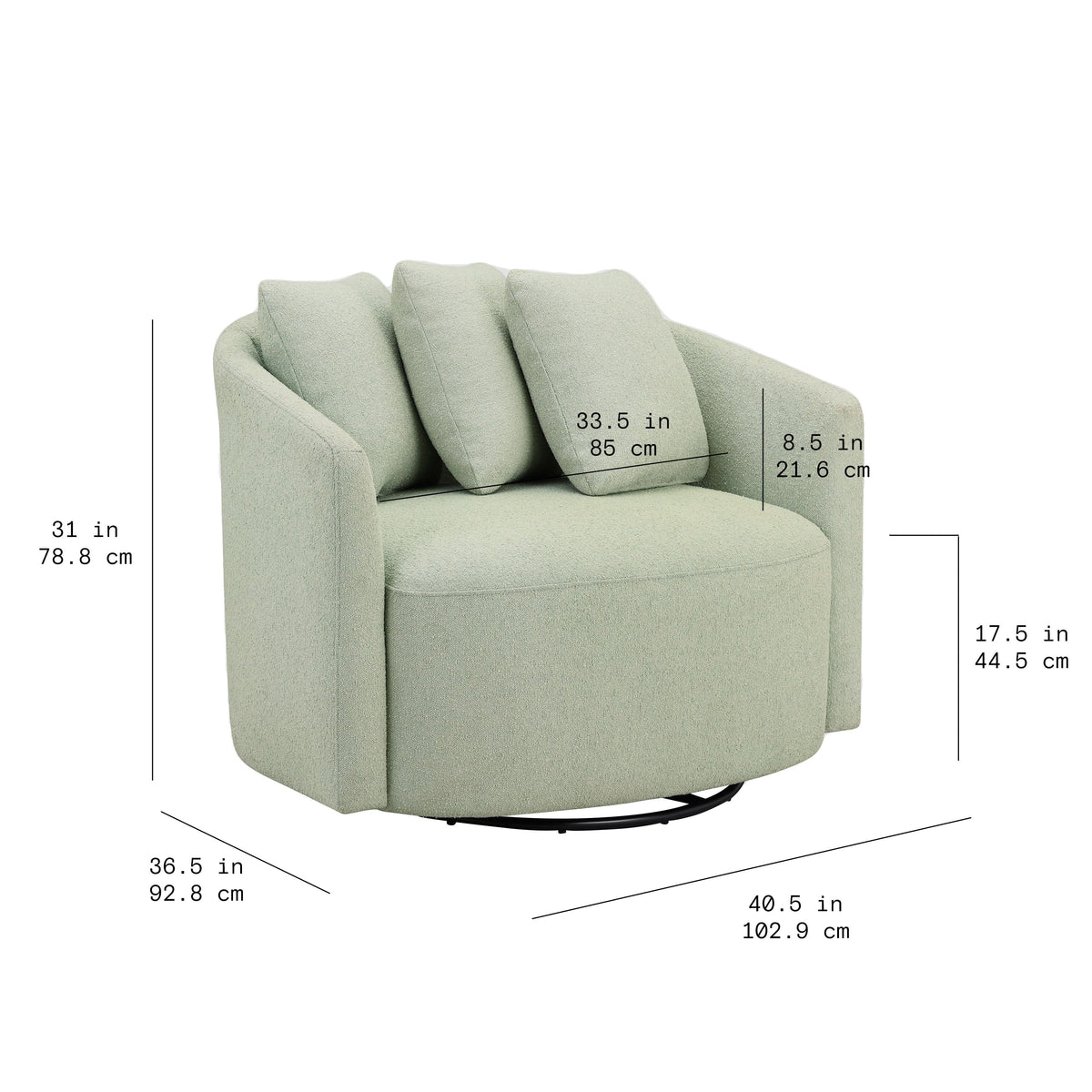 Nouveauté 2026 – Fauteuil d'appoint Beautiful Drew de Drew Barrymore (édition ), coloris crème bouclé