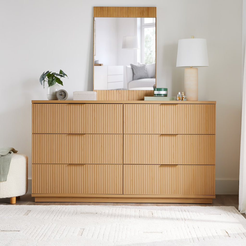 Nouveauté 2026 – Commode Lillian à 6 tiroirs, blanche, de Better Homes and Gardens