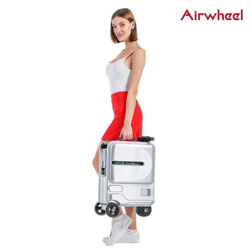 Nouveauté 2026 – Airwheel 20 pouces SE3miniT Robot intelligent à chevaucher électrique, bagage cabine pour voyage