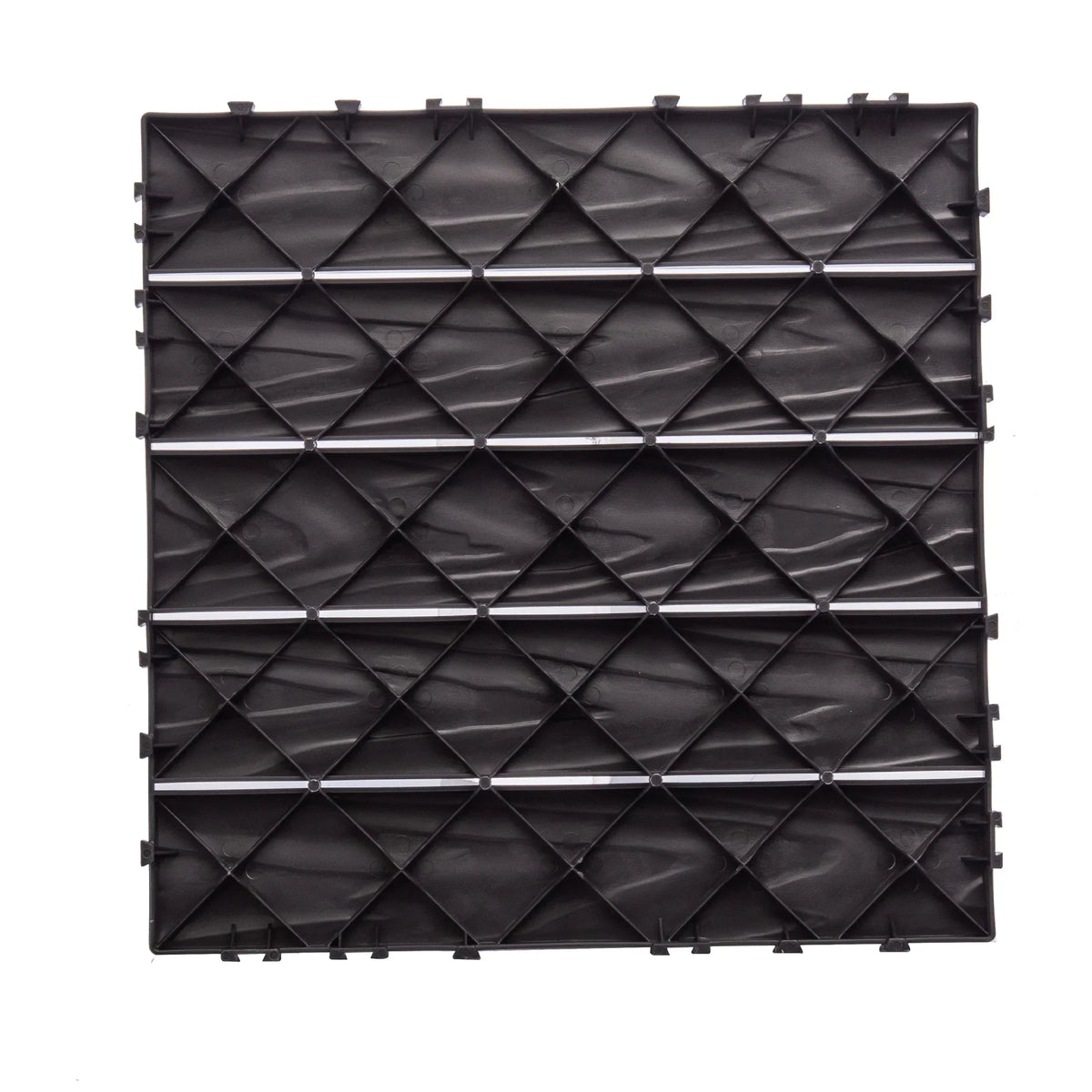 Nouveauté 2026 – Dalles de terrasse emboîtables en plastique (paquet de 76) - 6,4 m² (68,80 pi²) - Revêtement de sol extérieur en plastique ultra-résistant et imperméable - Usage intérieur/extérieur par tous les temps
