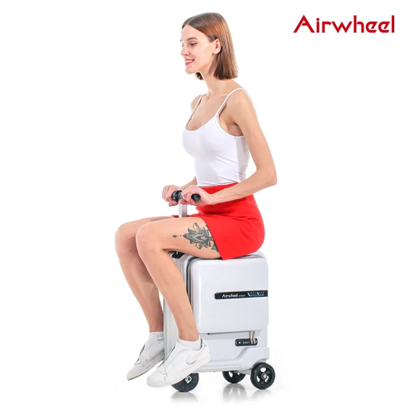 Nouveauté 2026 – Airwheel 20 pouces SE3miniT Robot intelligent à chevaucher électrique, bagage cabine pour voyage