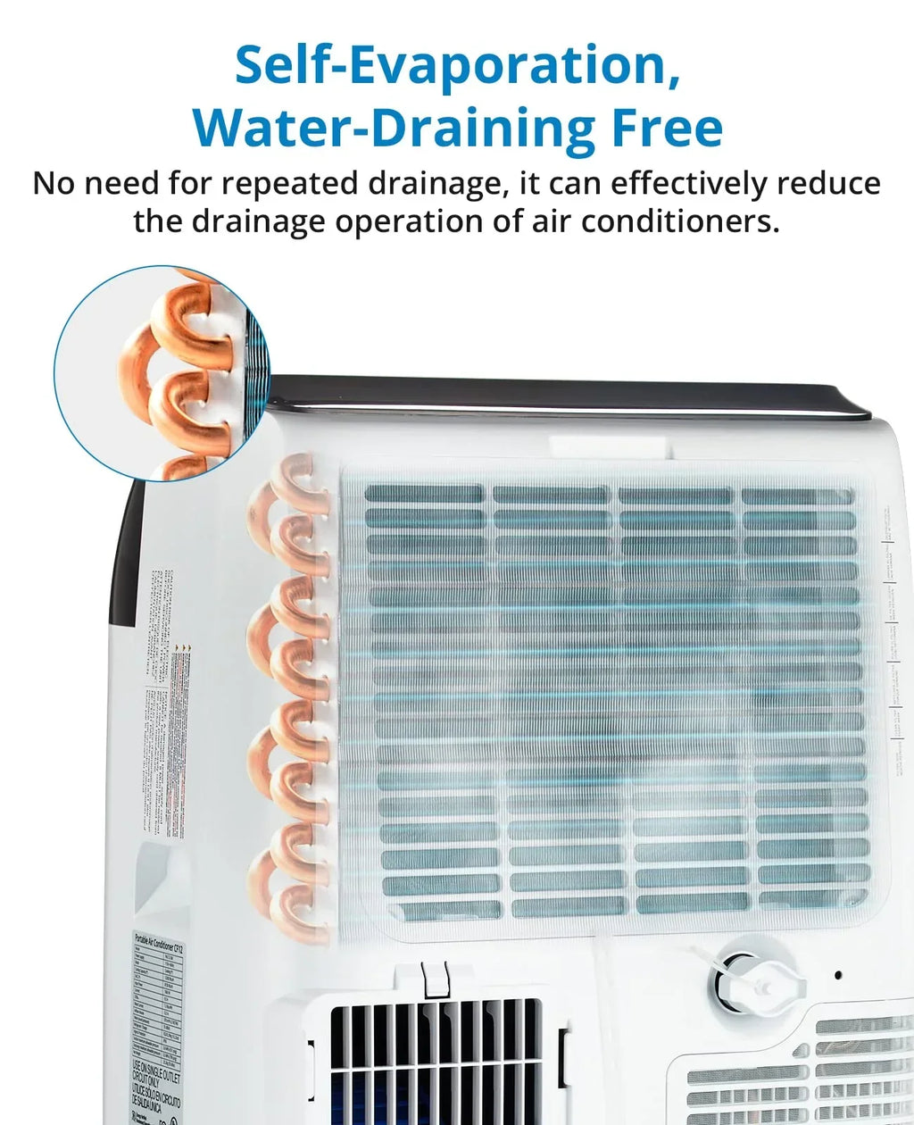 Nouveauté 2026 – Nouveau modèle 2025/2026 : Climatiseur portable 14 000 BTU, refroidit jusqu’à 750 pi², unité de climatisation portable 3 en 1 silencieuse avec télécommande et kits d’installation pour grandes pièces, 3 vitesses, oscillation automatiq
