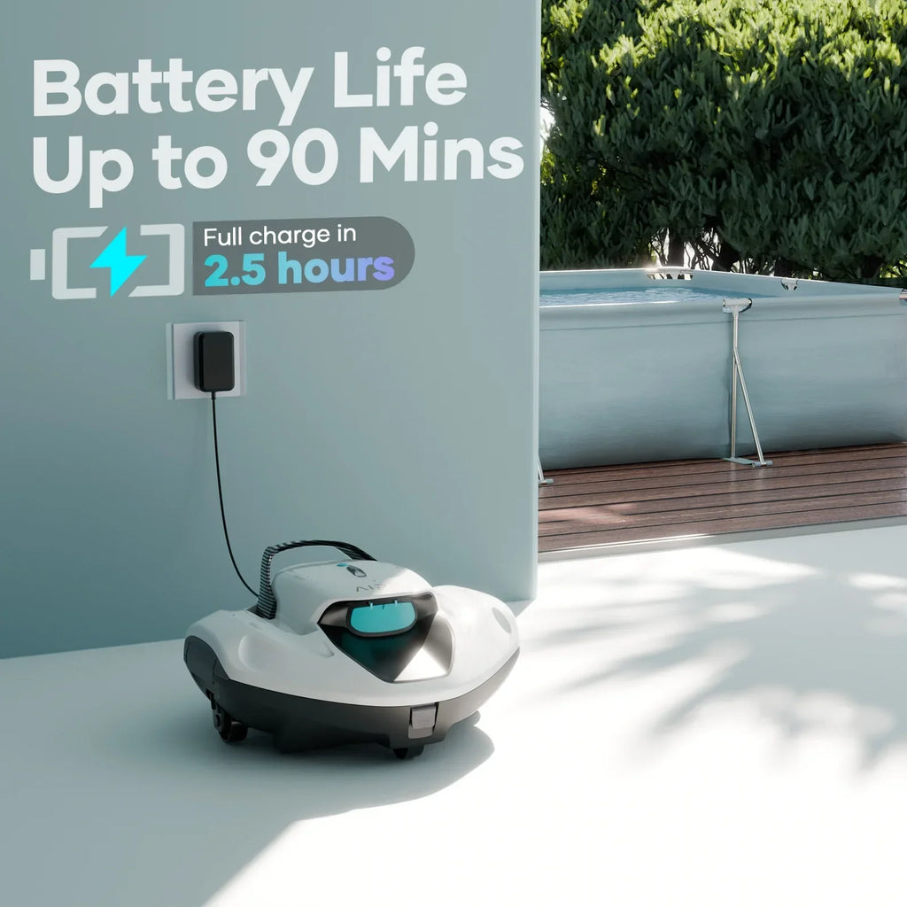 Nouveauté 2026 – Nettoyeur de piscine robotisé automatique sans fil Aiper Scuba 800W pour piscines hors sol