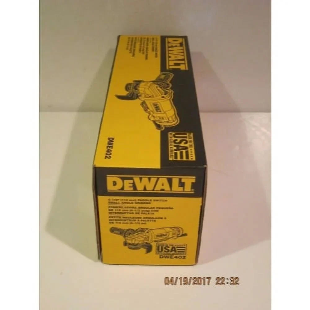 Nouveauté 2026 – Meuleuse d'angle DEWALT , 4-1/2 pouces, 11 A (DWE402K