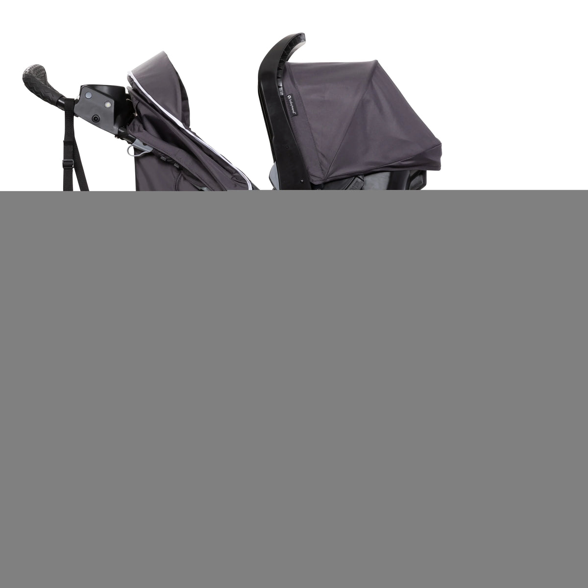 Nouveauté 2026 – Poussette de jogging Baby Trend Xcel-R8 Plus avec lumières LED, modèle . Gris Liberty
