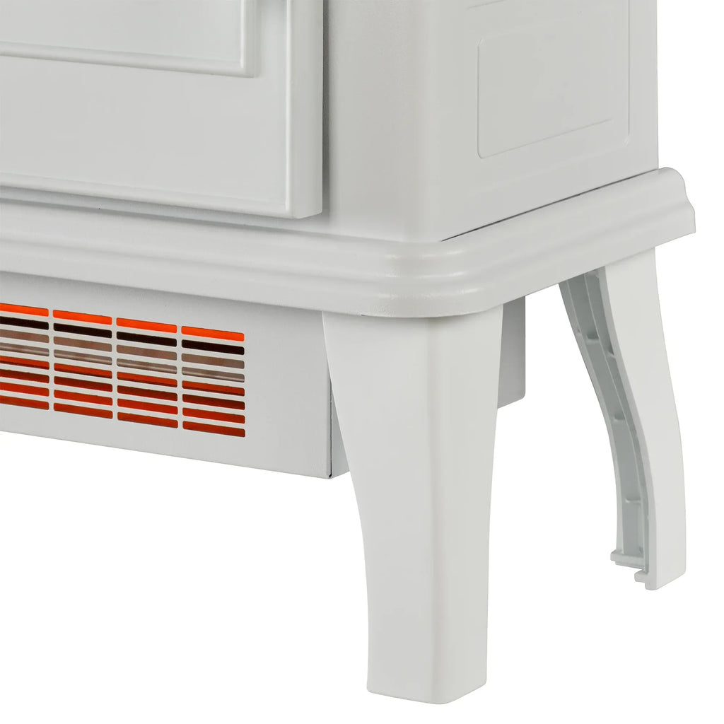 Nouveauté 2026 – Poêle électrique infrarouge à quartz ClassicFlame 17,5" W, bleu insigne