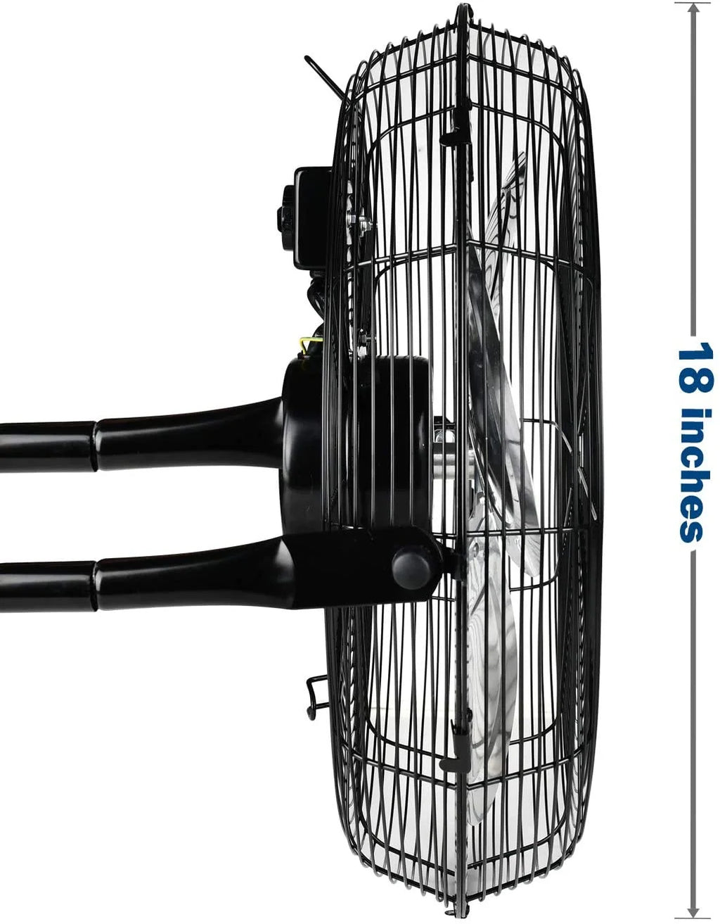Nouveauté 2026 – Ventilateurs sur pied industriels Simple Deluxe , 45,7 cm (18 pouces), 3 vitesses, haute vélocité, robustes, silencieux, pour usage domestique et commercial, noir, lot de 2