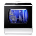 Nouveauté 2026 – Lave-vaisselle portable de comptoir AIRMSEN avec réservoir d'eau intégré de 5 litres et fonction de séchage à l'air, 5 programmes de lavage, mini lave-vaisselle, AE-TDQR03