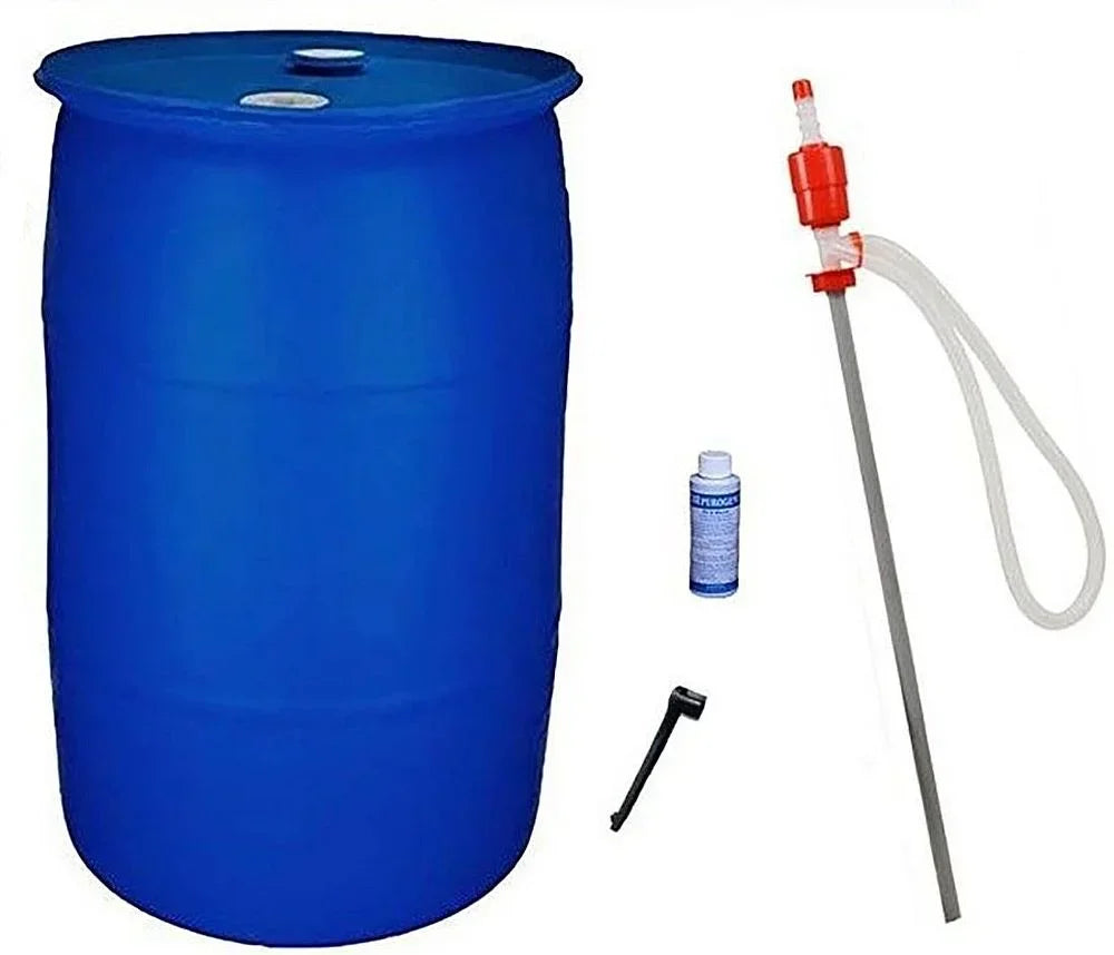 Nouveauté 2026 – Ensemble de barils de stockage d'eau d'urgence de 55 gallons