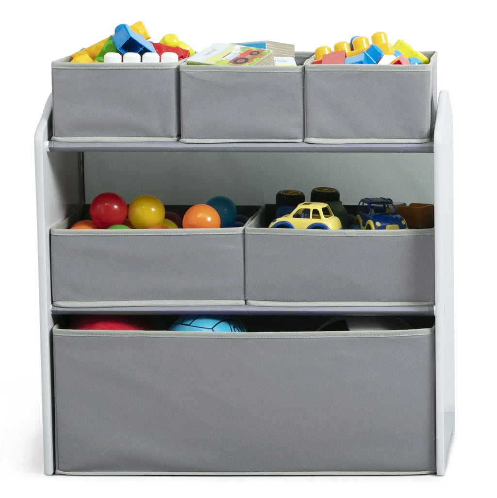 Nouveauté 2026 – Ensemble de jeu pour tout-petits Delta Children 4 pièces – Comprend une table de jeu, 2 chaises et un rangement à jouets à 6 bacs avec autocollants en vinyle réutilisables, rose clair/rose foncé