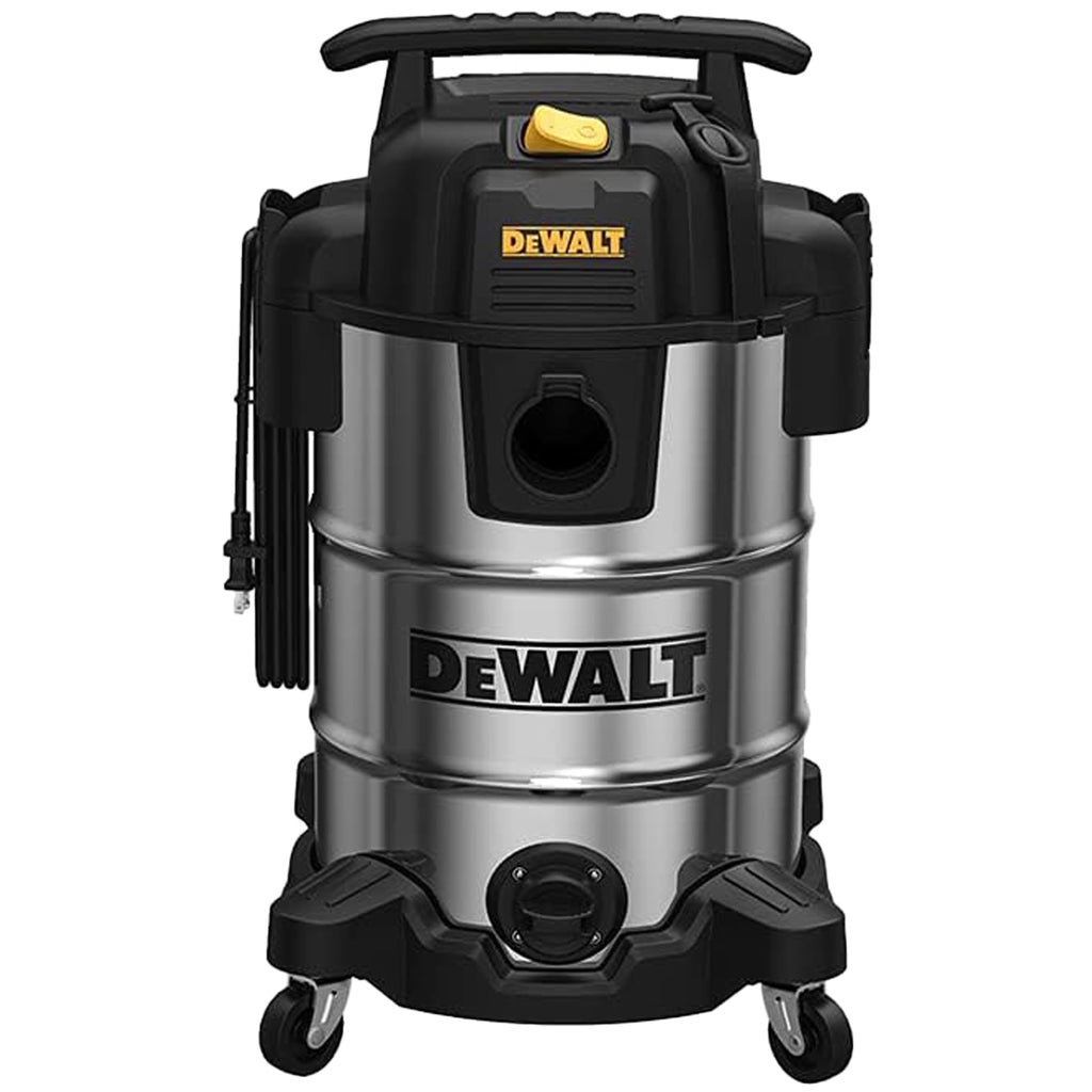 Nouveauté 2026 – Aspirateur eau et poussière Dewalt DXV08SA en acier inoxydable, 8 gallons, 5 HP (vente au détail