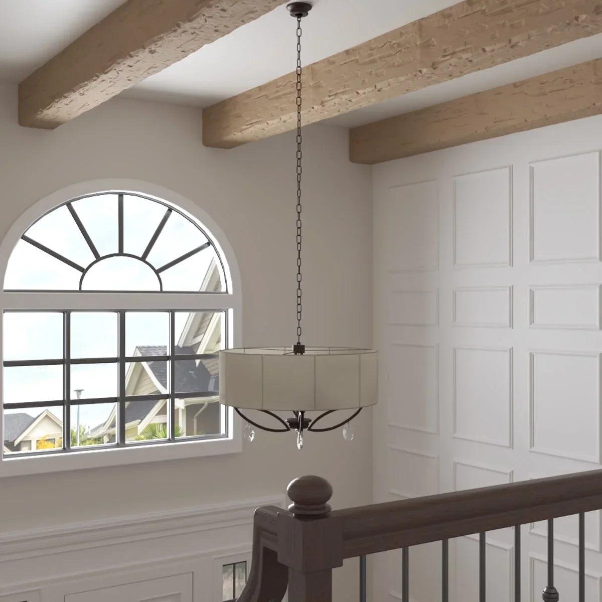 Nouveauté 2026 – Ekena Millwork 3 1/2 po L x 3 1/2 po H x 120 po P 3 côtés (poutre en U) Bois de récupération HeritageTimber Faux bois Poutre de plafond, Brun Kona