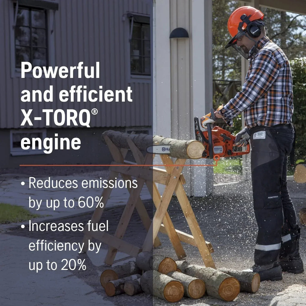 Nouveauté 2026 – Tronçonneuse à essence Husqvarna 120 Mark III neuve , moteur 2 temps X-Torq de 38 cm³, chaîne de 35,5 cm (14 pouces) avec graissage automatique, pour la coupe du bois et l'élagage des arbres