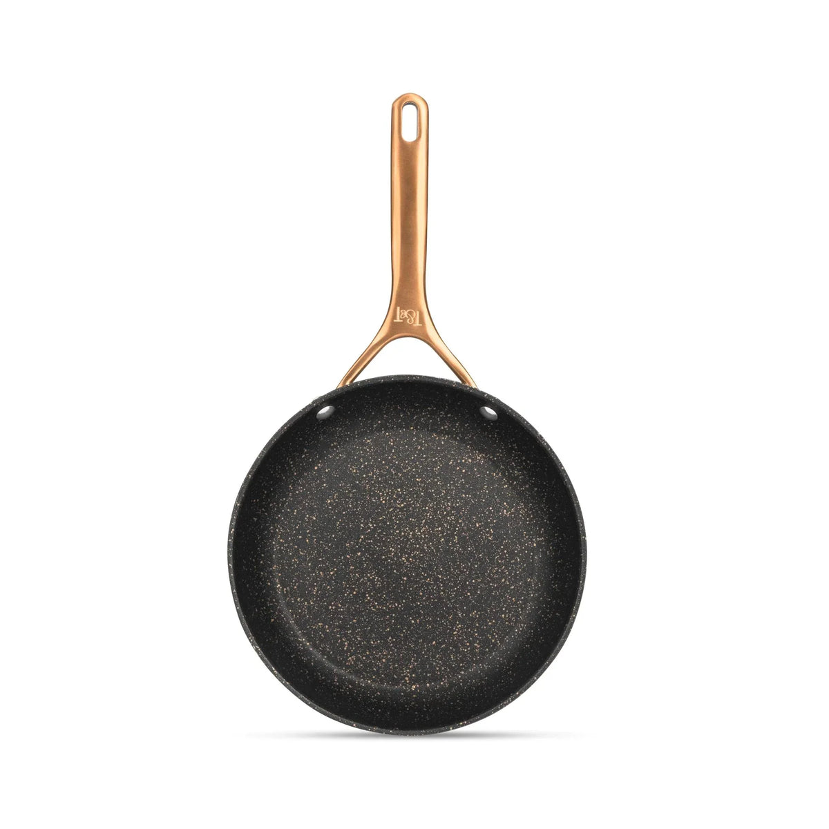 Nouveauté 2026 – Batterie de cuisine antiadhésive 12 pièces Thyme & Table Supreme , casseroles et poêles - Bronze