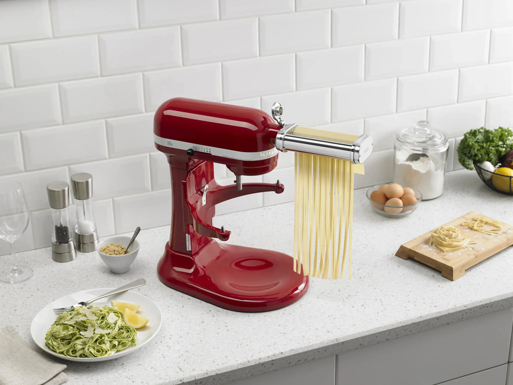 Nouveauté 2026 – Ensemble de 3 pièces KitchenAid (rouleau et coupe-pâtes), métal, KSMPRA