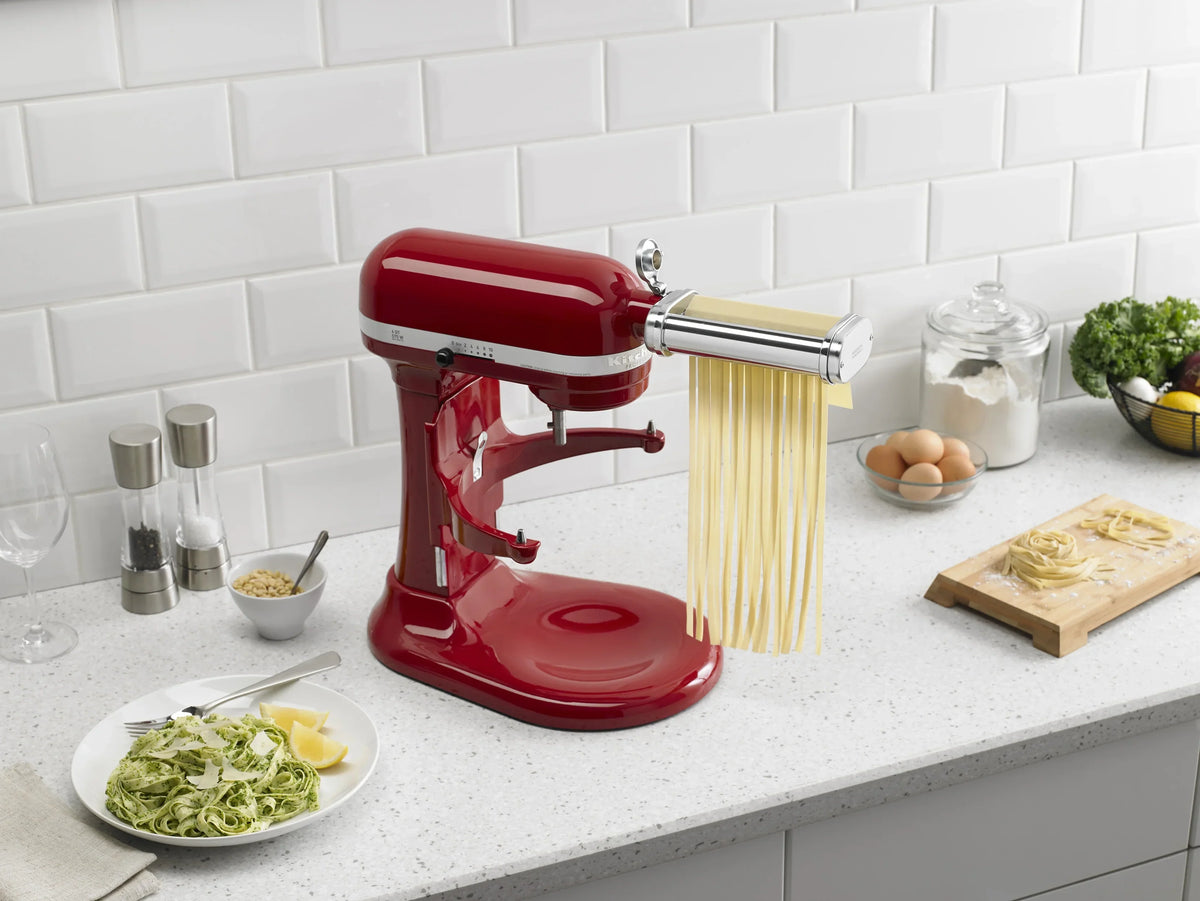 Nouveauté 2026 – Ensemble de 3 pièces KitchenAid (rouleau et coupe-pâtes), métal, KSMPRA