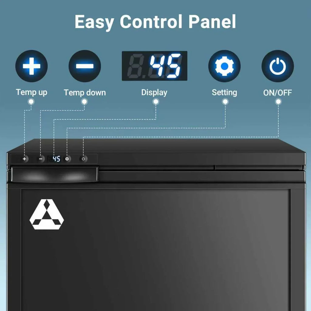 Nouveauté 2026 – Réfrigérateur BODEGACOOLER 12 volts , compatible avec les camping-cars et les véhicules de loisirs, contrôlable par application, 65 L (2,3 pi³), avec serrure, compresseur de voyage 12/24 V CC (4A-46A) pour camions, camping-cars et vé