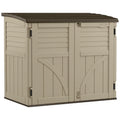 Nouveauté 2026 – Abri de jardin compact horizontal Suncast , 34 pi³, couleur sable