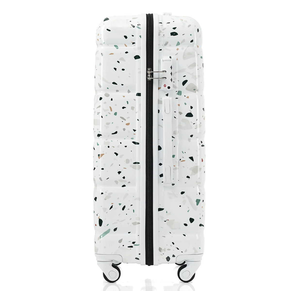 Nouveauté 2026 – Ensemble de 3 valises PAPROOS (51/61/71 cm), valise rigide légère avec port USB et crochets latéraux, bagage de voyage avec serrure TSA, valise à roulettes rigide pour l'école et les voyages, rose