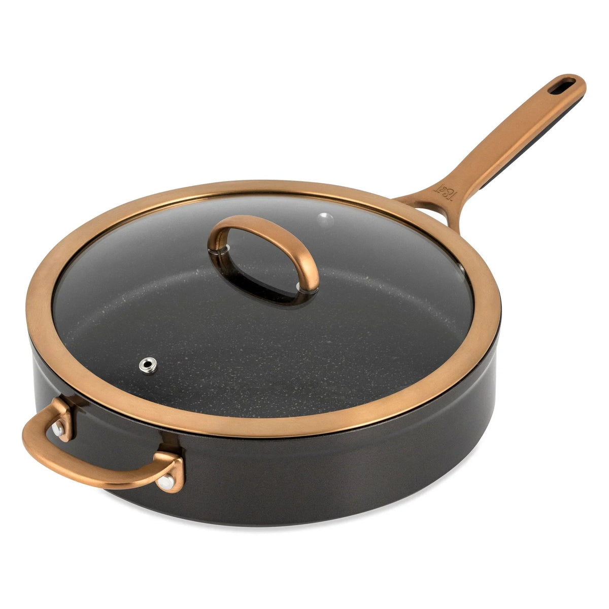 Nouveauté 2026 – Batterie de cuisine antiadhésive 12 pièces Thyme & Table Supreme , casseroles et poêles - Bronze