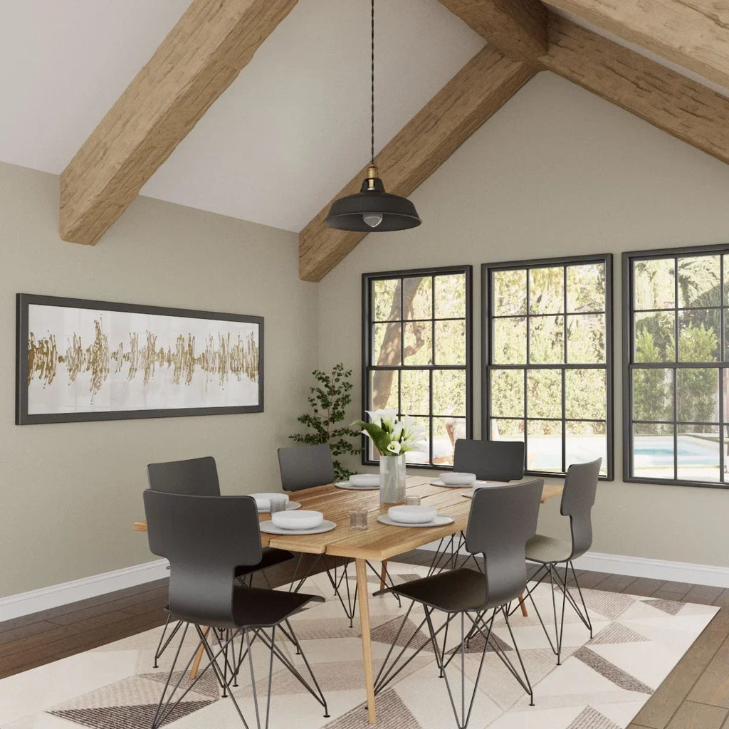 Nouveauté 2026 – Ekena Millwork 3 1/2 po L x 3 1/2 po H x 120 po P 3 côtés (poutre en U) Bois de récupération HeritageTimber Faux bois Poutre de plafond, Brun Kona