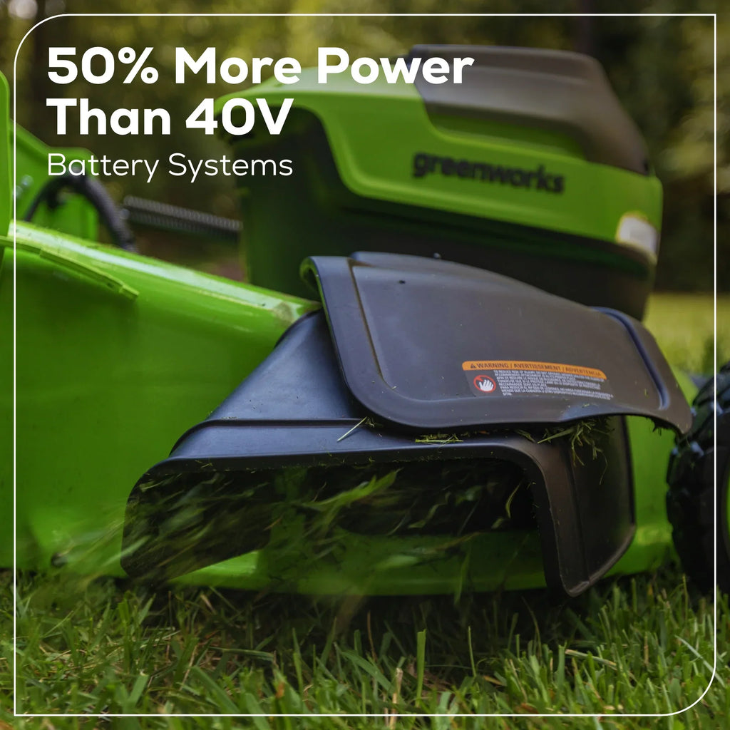 Nouveauté 2026 – Tondeuse à gazon autotractée Greenworks 60V 21" avec (1) batterie 8,0 Ah et chargeur rapide 2546402