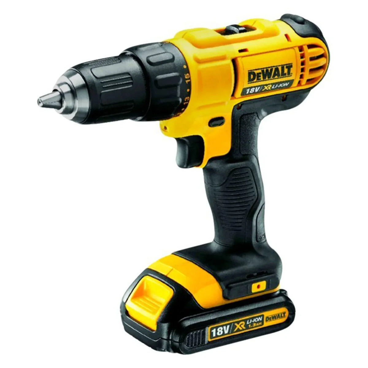 Nouveauté 2026 – Kit perceuse-visseuse sans fil DEWALT 20V Max, compact, 1/2 pouce (DCD771C2), jaune