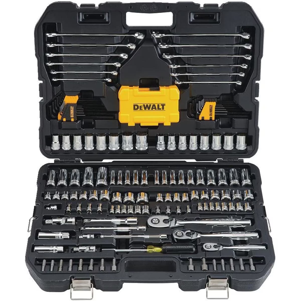 Nouveauté 2026 – Coffret d'outils de mécanicien DeWalt , 168 pièces