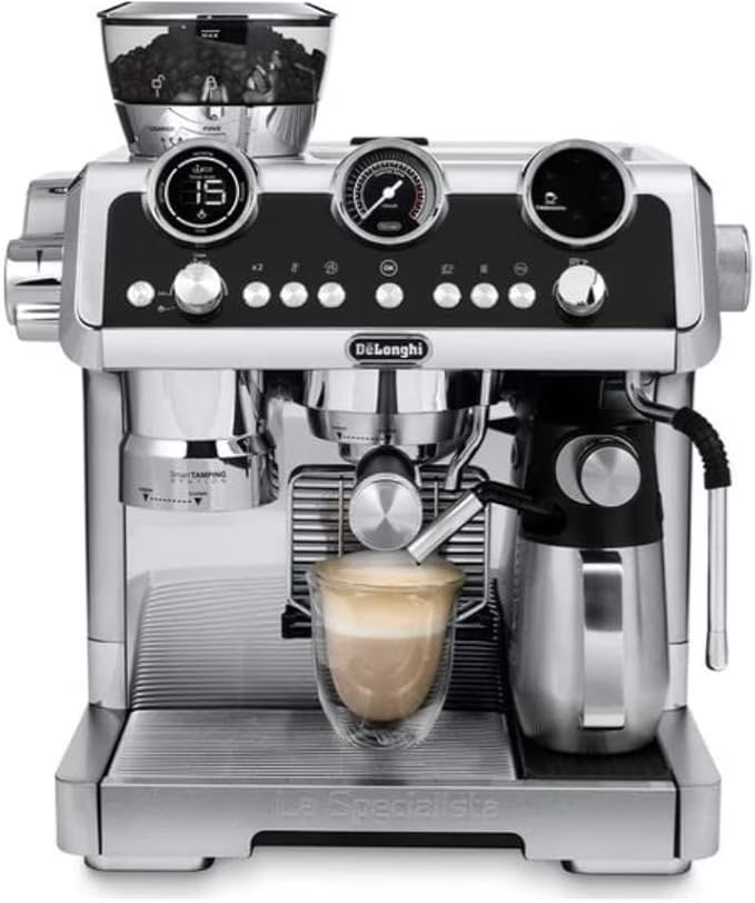 Nouveauté 2026 – De'Longhi EC9665M La Specialista Maestro Machine à expresso, acier inoxydable, argent, noir