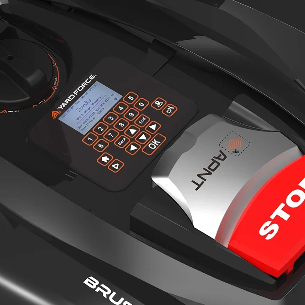 Nouveauté 2026 – Tondeuse à gazon robotisée Yard Force 28 volts avec moteurs de roues sans balais, contrôle Wi-Fi et application CloudHawk