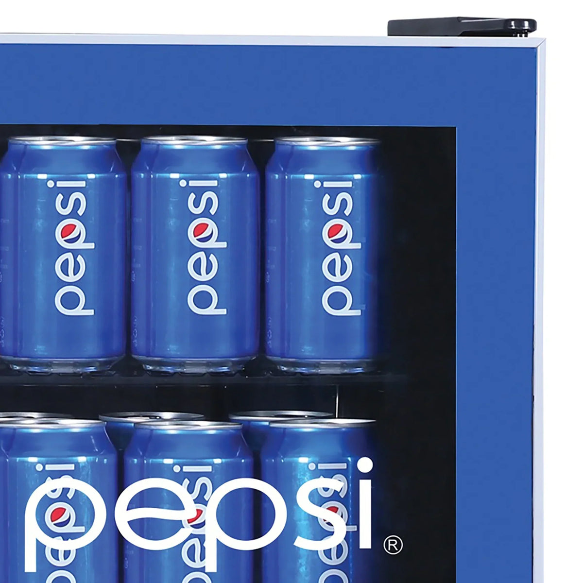 Nouveauté 2026 – Réfrigérateur compact Pepsi MIS165PEP , bleu, capacité 70 canettes
