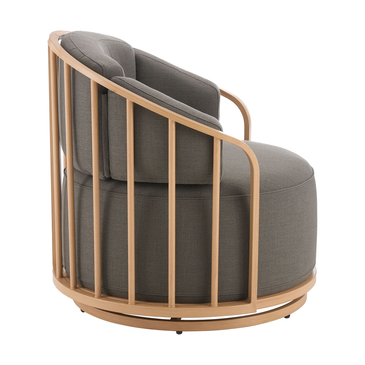 Nouveauté 2026 – Fauteuil pivotant Lillian Birdcage, lin crème, collection Better Homes & Gardens