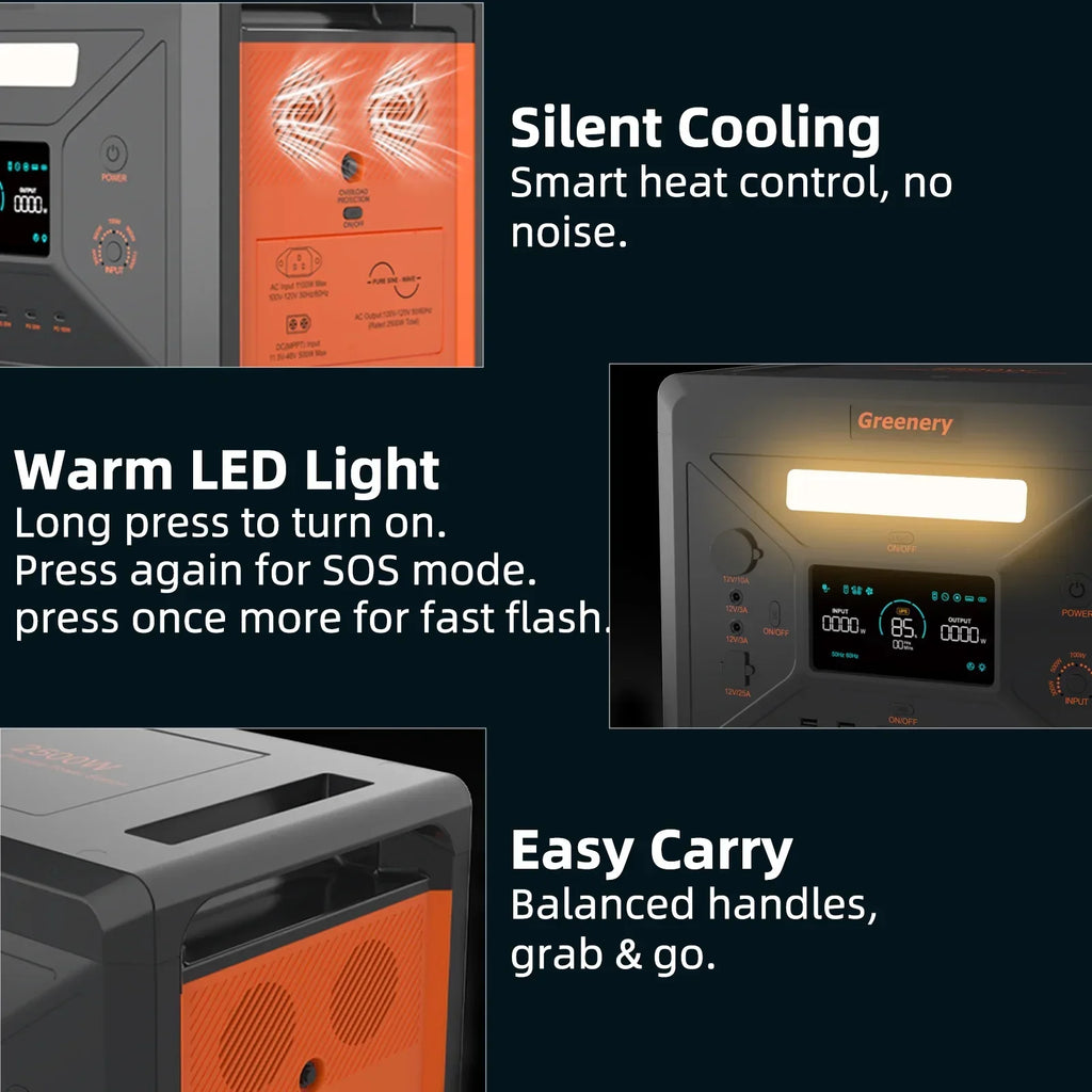 Nouveauté 2026 – Générateur solaire Solarplay 2400 W (4800 W en crête), avec panneau solaire de 400 W et batterie LiFePO4 portable de 2160 Wh, idéal pour le camping, la maison et les véhicules de secours