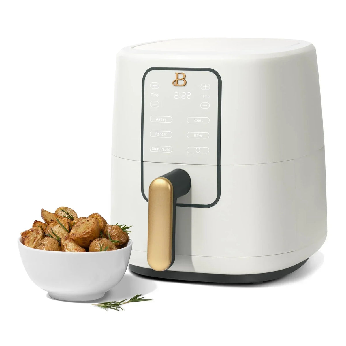 Nouveauté 2026 – Friteuse à air 3 pintes Beautiful avec technologie TurboCrisp, glaçage blanc par Drew Barrymore