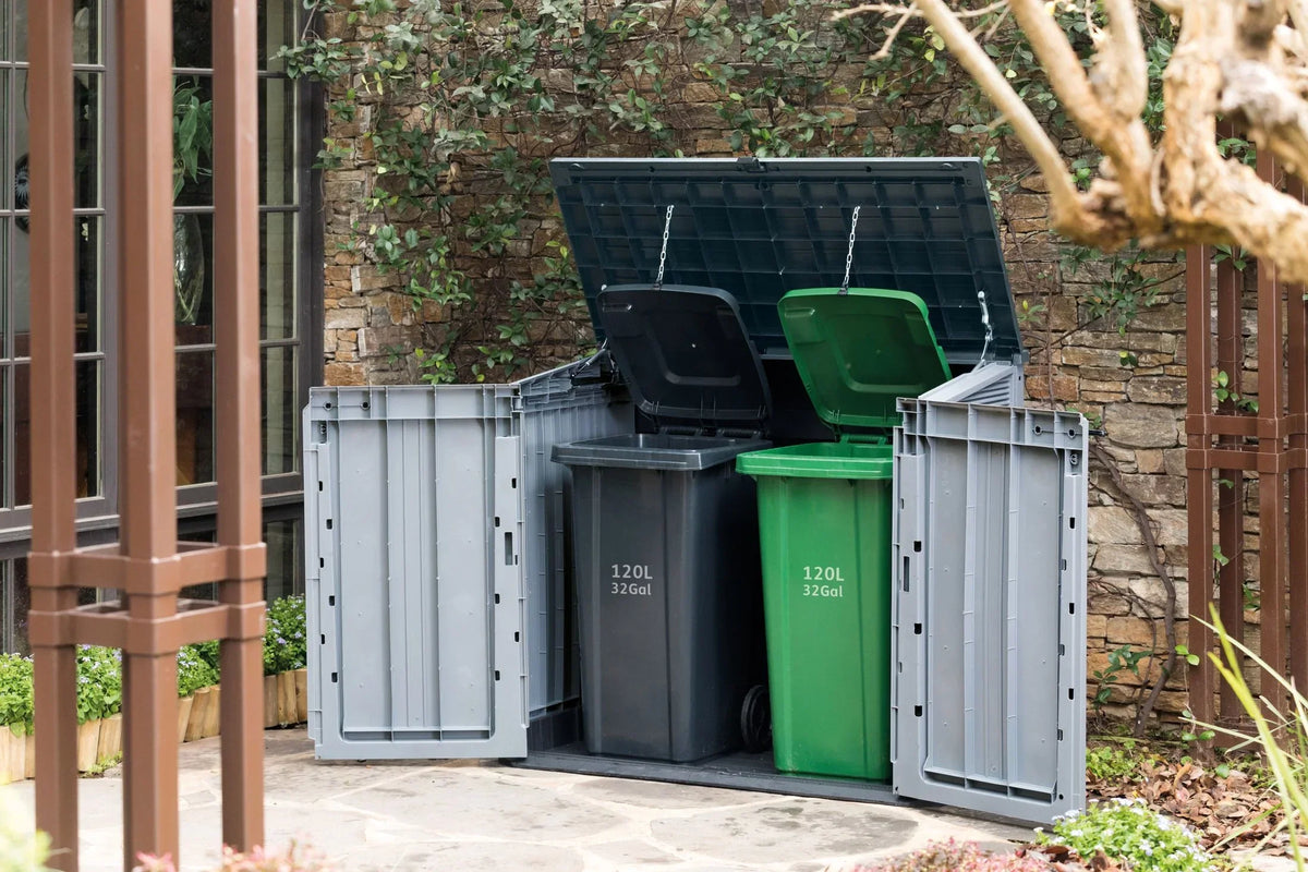 Nouveauté 2026 – Abri de jardin Keter Store-It-Out Prime , 1,3 x 1,1 m, en résine grise, avec charnières à levage facile. Idéal pour ranger outils de jardin, jouets de piscine et accessoires de jardin