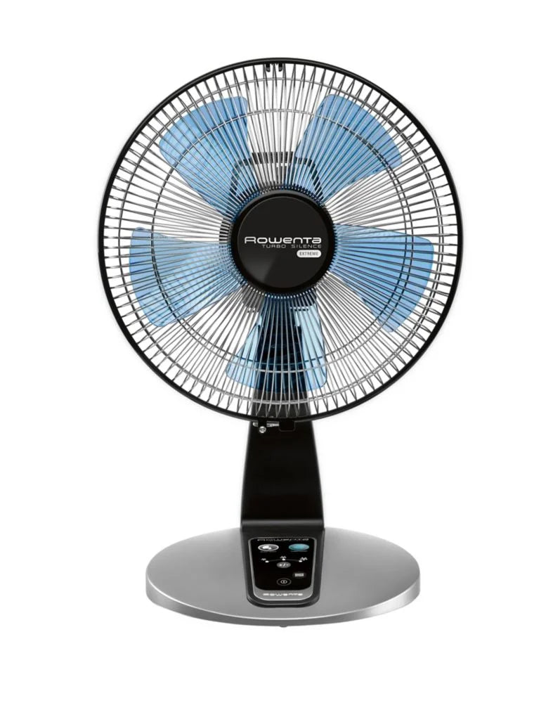 Nouveauté 2026 – Ventilateur sur pied Rowenta Turbo Silence avec télécommande, 53 pouces, portable, 5 vitesses, VU5670