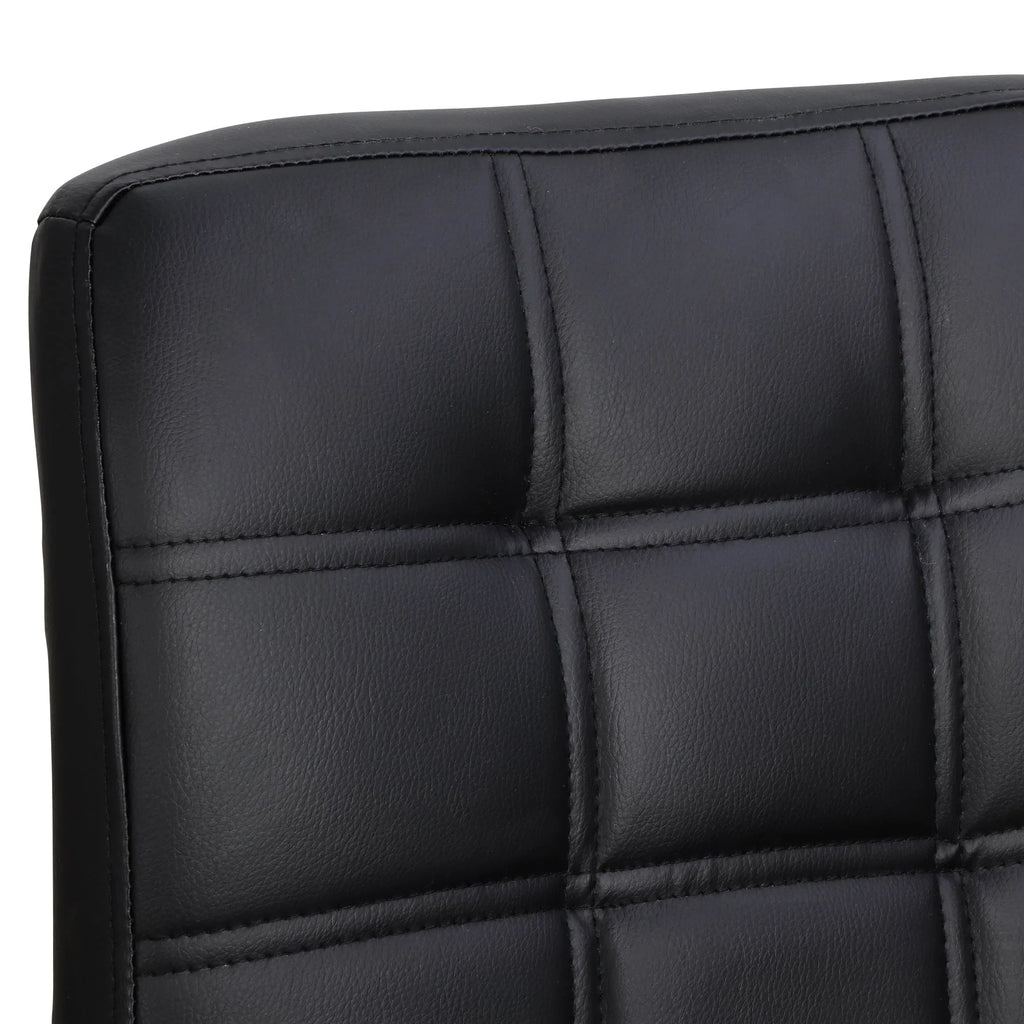 Nouveauté 2026 – Ensemble de 4 tabourets de bar ZENY , coussin moelleux, structure en métal, pivotants, 61-81 cm, noir