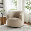 Nouveauté 2026 – Fauteuil pivotant Mainstays Boucle , taupe