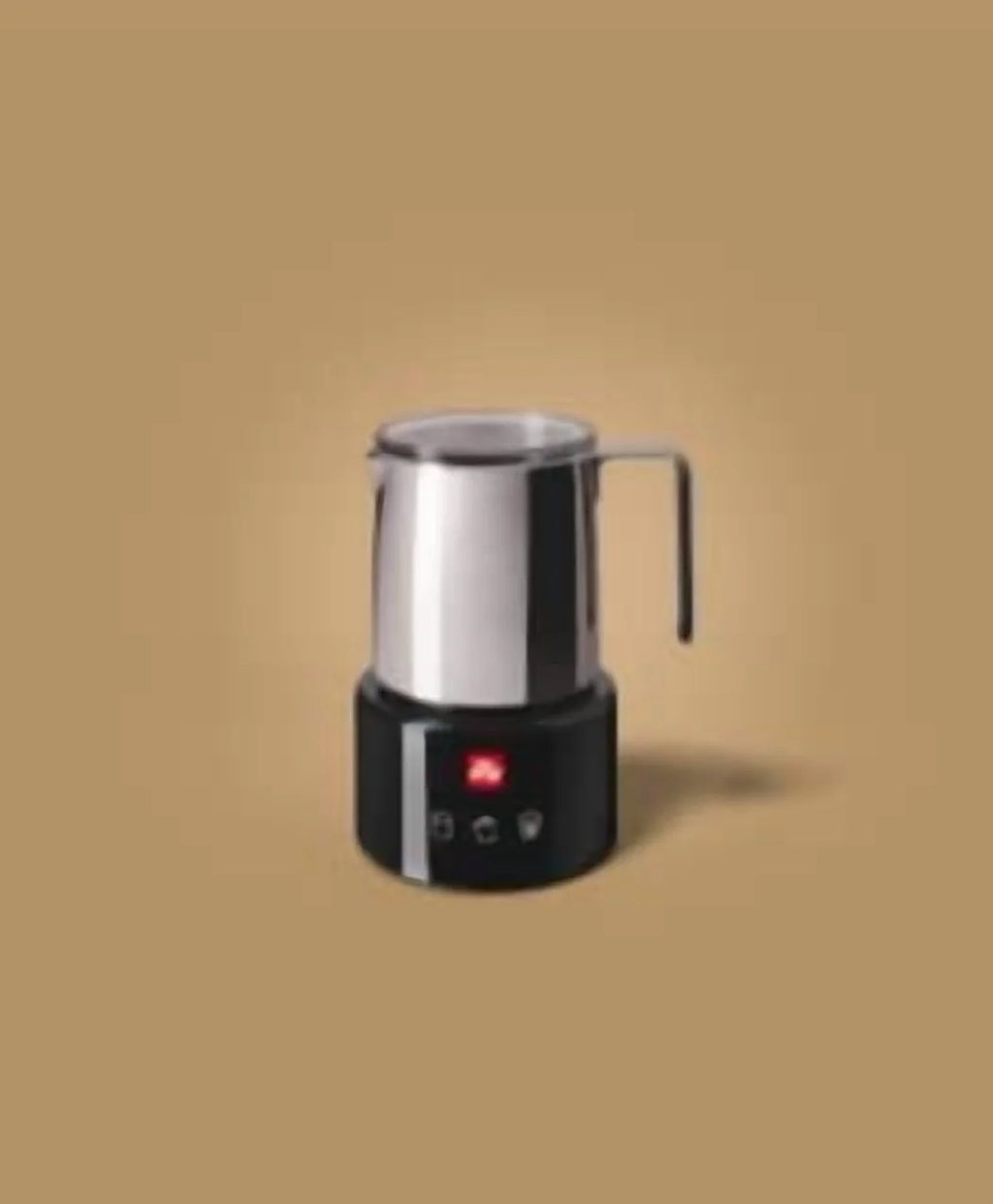 Nouveauté 2026 – Mousseur à lait électrique illy - Noir et acier inoxydable