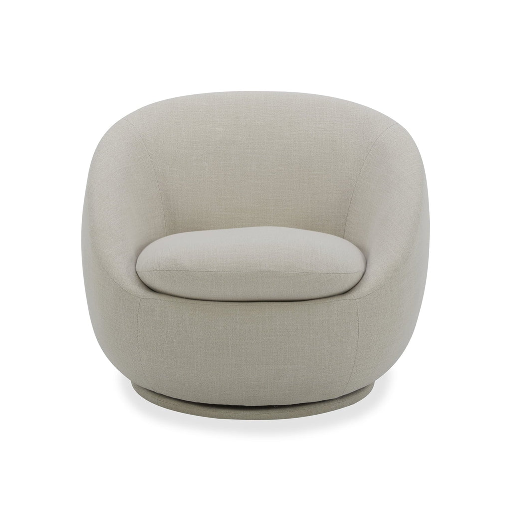 Nouveauté 2026 – Fauteuil pivotant Mira de Better Homes & Gardens , en peau de mouton retournée crème