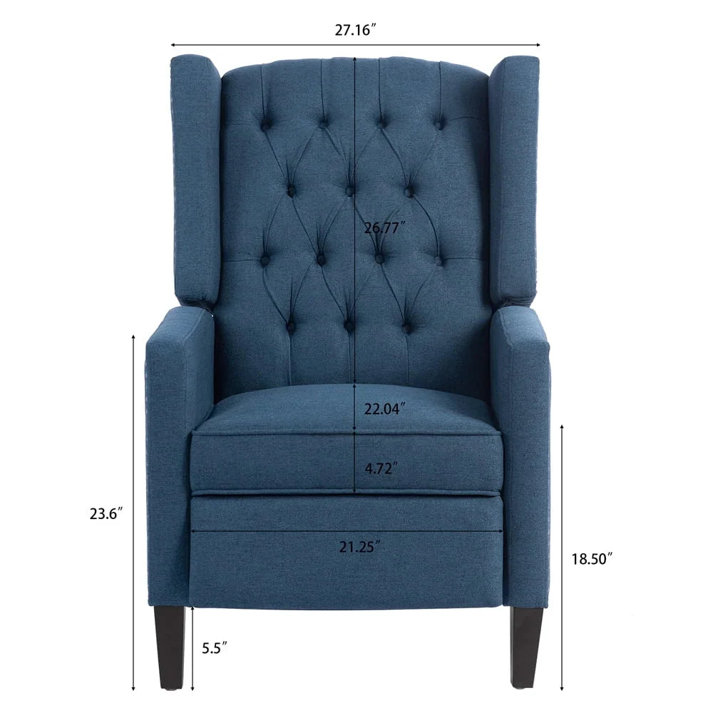 Nouveauté 2026 – Fauteuil d'appoint Triple Tree Modern en tissu, mousse et bois massif, imprimé, garniture cloutée, beige