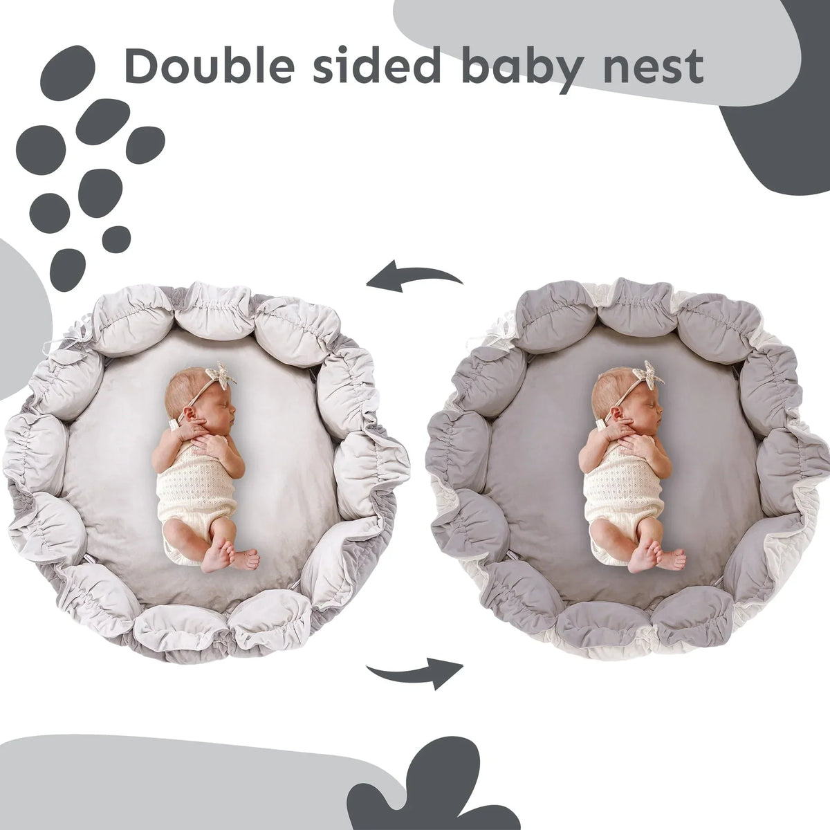 Nouveauté 2026 – Tapis d'éveil 5 en 1 épais et moelleux, convertible et évolutif, pour bébés et jeunes enfants. Piscine à balles et coussin pour animaux inclus. Balles non incluses