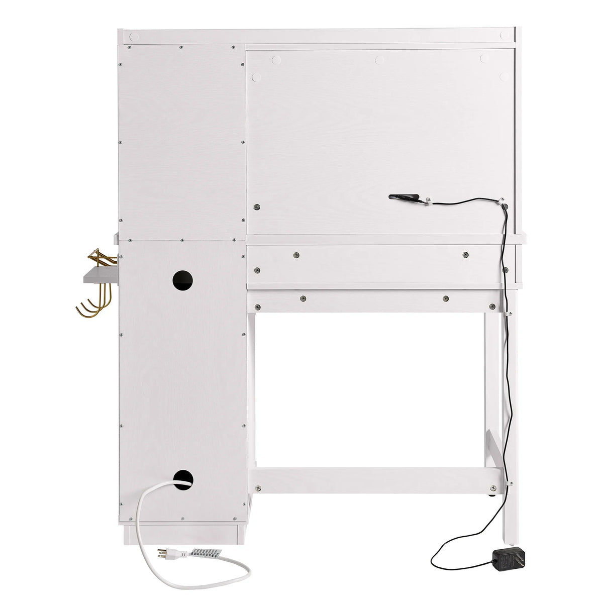 Nouveauté 2026 – Coiffeuse Lillian de Better Homes & Gardens avec miroir éclairé par DEL, finition blanche