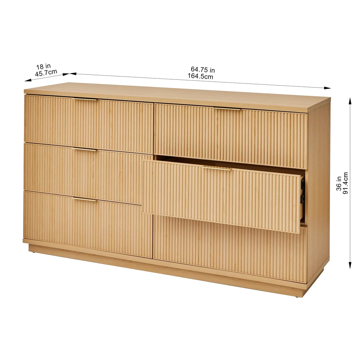 Nouveauté 2026 – Commode Lillian à 6 tiroirs, blanche, de Better Homes and Gardens