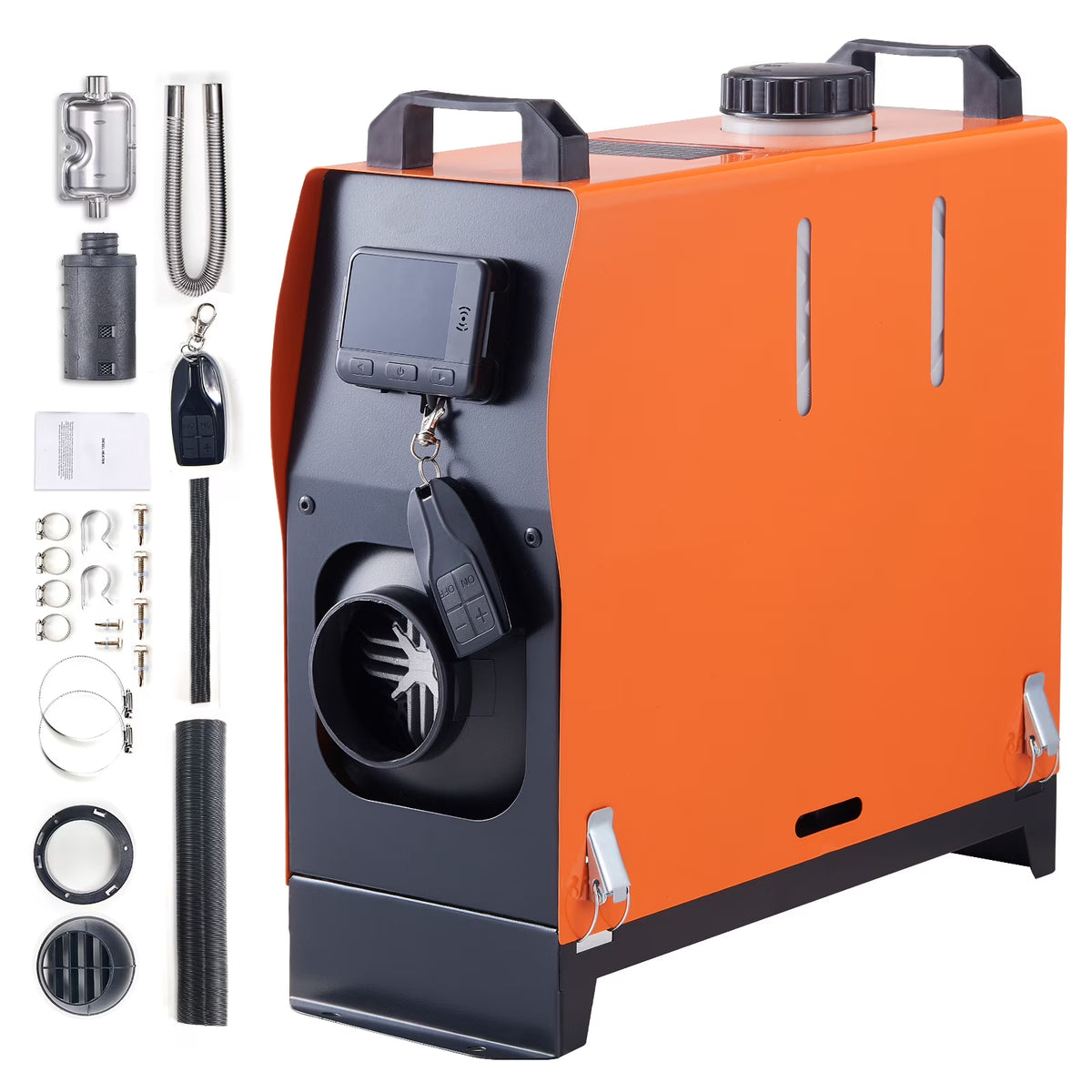Nouveauté 2026 – Chauffage diesel KFFKFF , 12 V 5 kW, intégré, avec télécommande et écran LCD, réservoir de 5 L. Solution de chauffage diesel compacte, chauffe rapide pour camping-cars, caravanes, bateaux et utilisation intérieure