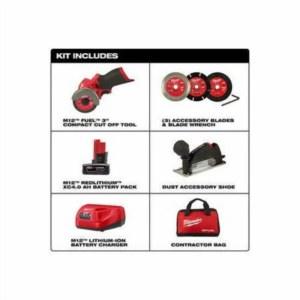 Nouveauté 2026 – Kit de tronçonneuse compacte M12 FUEL 3