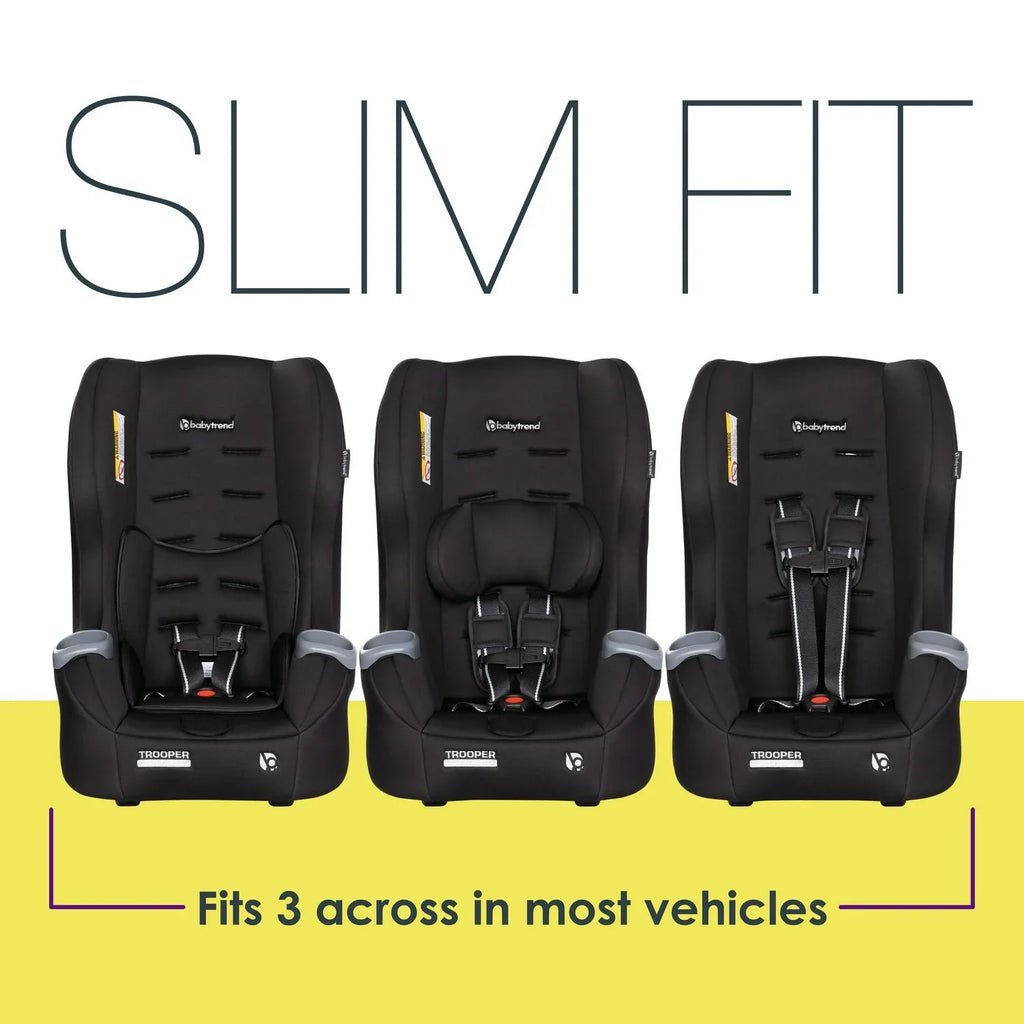 Nouveauté 2026 – Siège auto convertible 3-en-1 Baby Trend Trooper - Noir désert