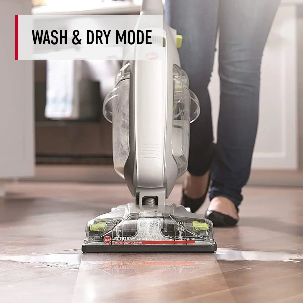 Nouveauté 2026 – Nettoyeur de sols durs filaire Hoover FloorMate Deluxe , pour parquet, vinyle, carrelage, stratifié et marbre, double réservoir, mode séchage, FH40160