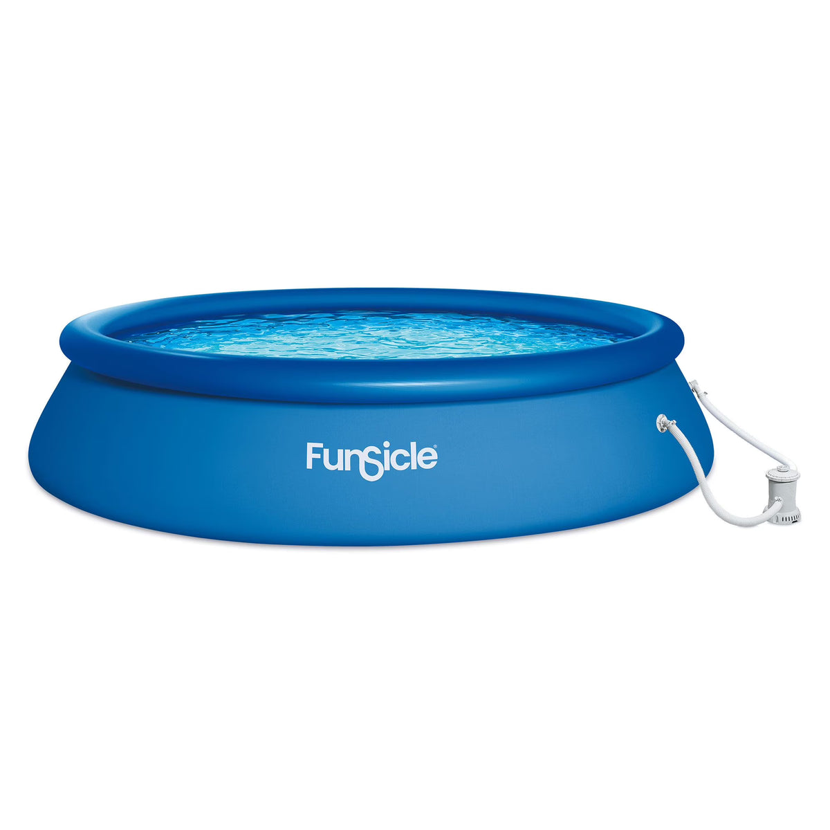 Nouveauté 2026 – Piscine hors sol ronde Funsicle QuickSet de 2,4 m (8 pi), à partir de 6 ans